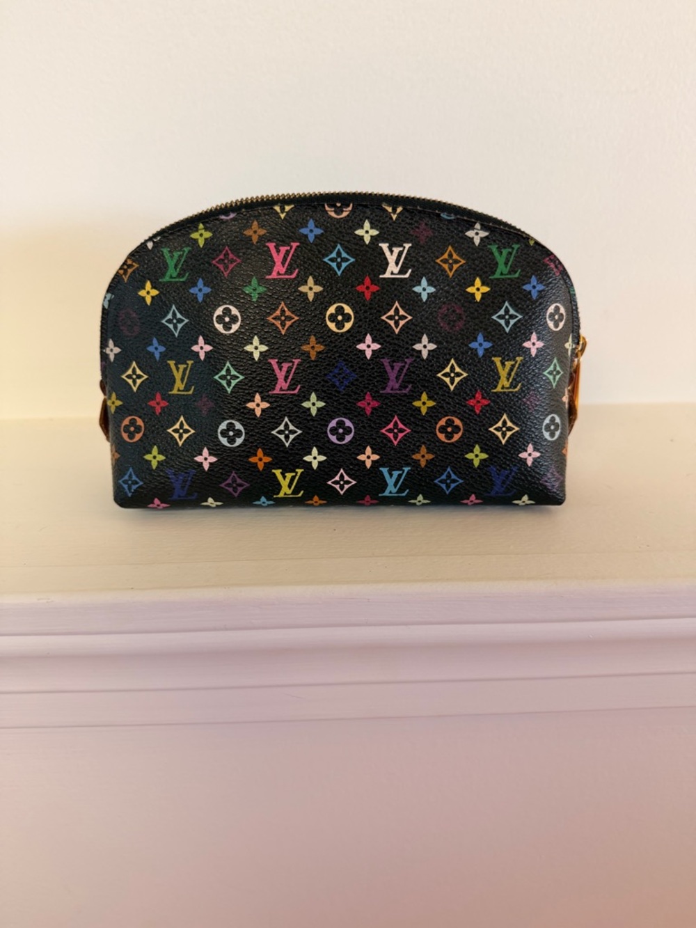 Vintage Louis Vuitton Multicolore Cosmetic Pouch – Black / Murakami Collection - Picture 4 of 9